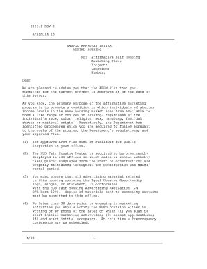 Fillable Online Portal Hud Rev Appendix Sample Approval