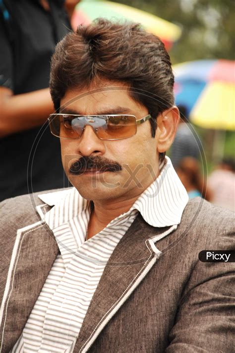 Image Of South Indian Actor Jagapathi Babu In Movie Working Stills