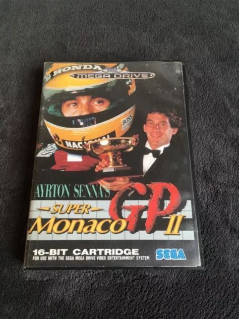 Sega Megadrive Ayrton Senna S Super Monaco Gp Bon Tat Eur