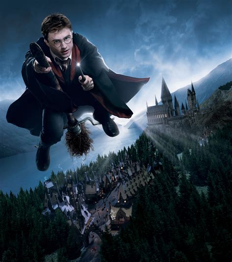 Harry Potter Flying Desktop Wallpaper