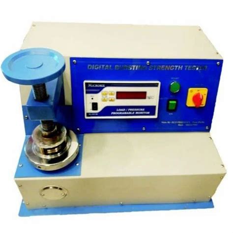 Less Power Consumption Bursting Strength Tester At Best Price In Jaipur