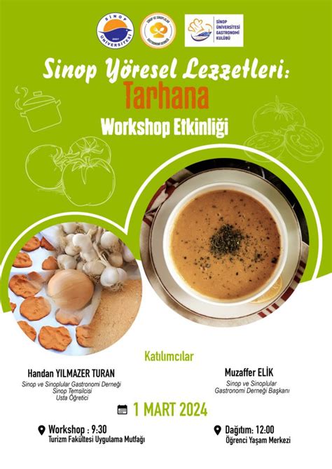 Workshop Etkinliği Gastronomi ve Mutfak Sanatları