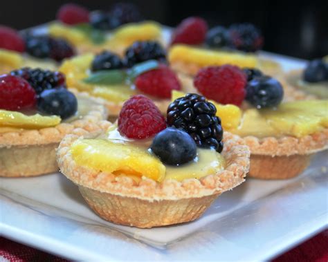 Tartelettes jardinières aux fruits