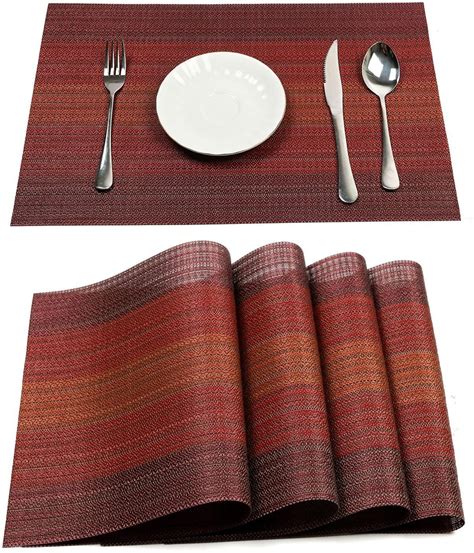 Dining Table Mats Walmart Pvc Dining Table Mats Water Placemats Place