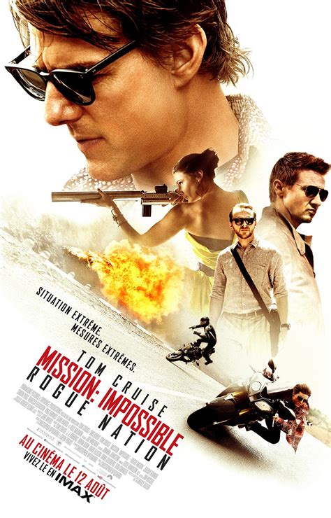 Affiche De Mission Impossible Rogue Nation Cinéma Passion