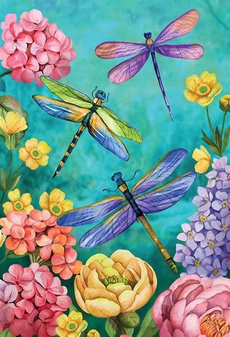 5d Diamond Painting Two Dragonflies Kit