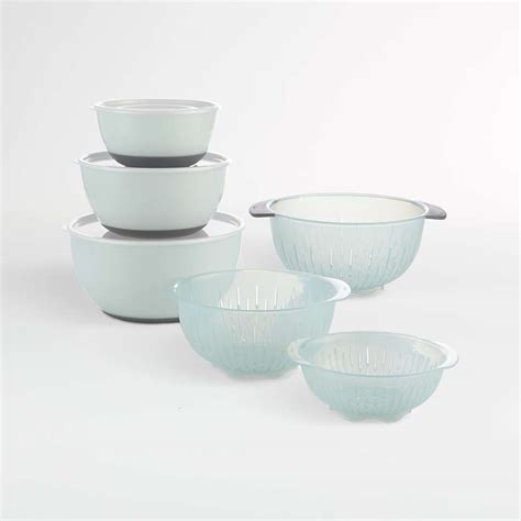 OXO 9-Piece Nesting Bowls, Colanders and Lids Set + Reviews | Crate ...