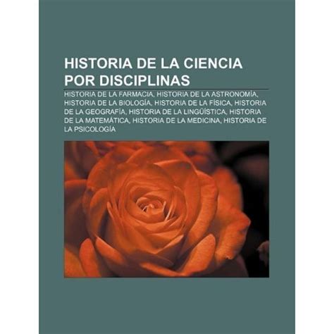 Libro Historia De La Ciencia Por Disciplinas Historia De La Farmacia