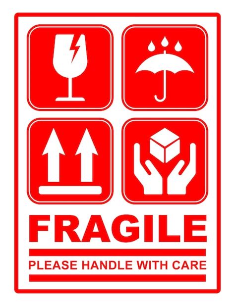 Fragile Sticker Printable