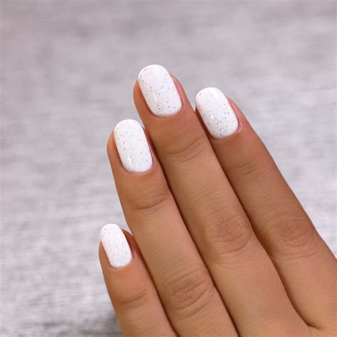 Ilnp Liberty Creamy White Speckled Nail Polish