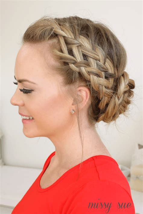 Waterfall Dutch French Braided Bun