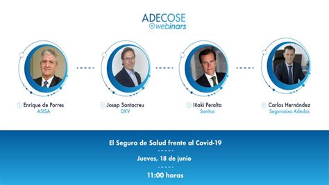 ADECOSE invita a los líderes de ASISA DKV Sanitas Seguros y