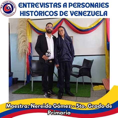 Entrevista A Personajes Hist Ricos De Venezuela To Grado Maestra