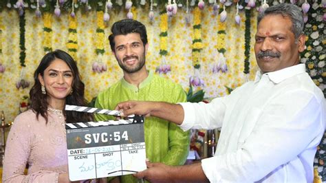 Vijay Devarakonda Mrunal Thakur Starrer VD13 Launched See Pictures