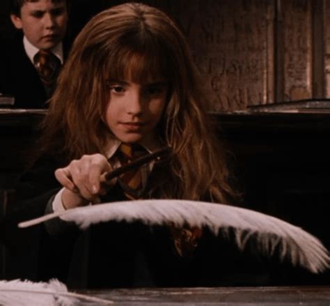 Hermione Granger being brilliant at spells throughout the movies ...