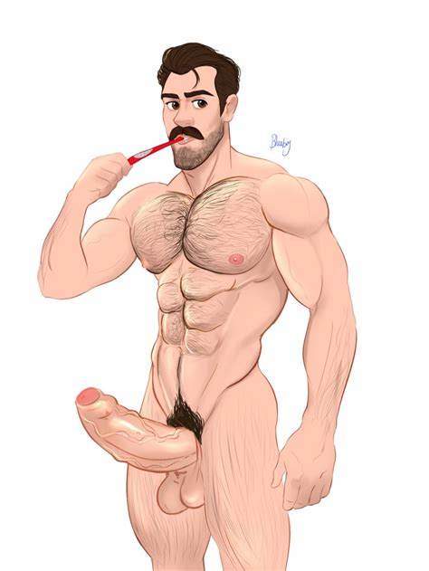 Rule 34 1boy Abs Balls Ballsack Bara Beard Stubble Big Cock Big Penis Bill Andersen