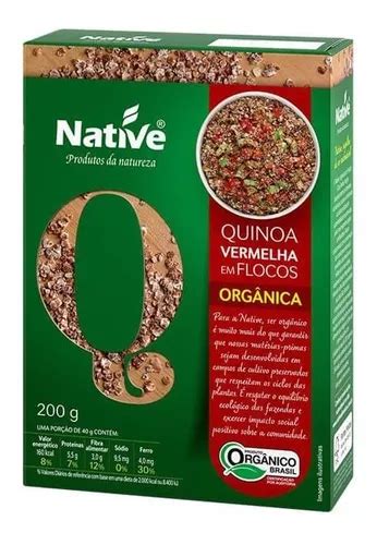 Quinoa Vermelha Em Flocos Org Nica G Native Mercadolivre