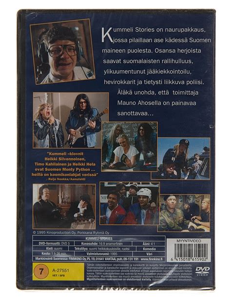 Kummeli Stories Dvd P Kaupunkiseudun Kierr Tyskeskus Verkkokauppa