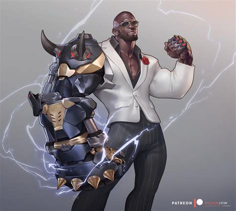 Doomfist Formal skin by silverjow on DeviantArt