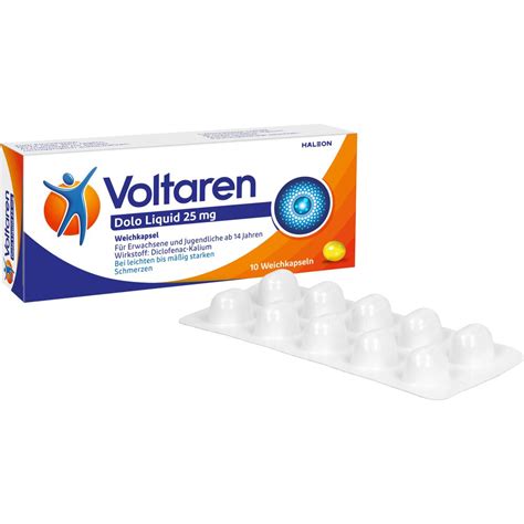 VOLTAREN Dolo Liquid 25 Mg Weichkapseln 10 St Muskel