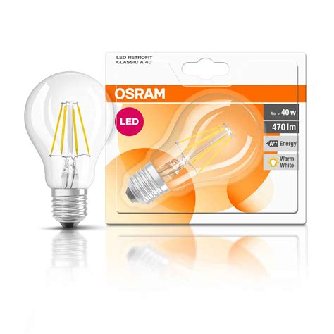 Osram Rf CLA 40 4 W Sarı Klasik E27 Duy Led Ampul Bauhaus