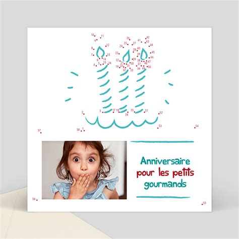 Invitation Anniversaire Dessin Popcarte