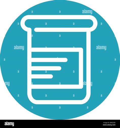 Sample Container Laboratory Medical And Health Care Vector Illustration