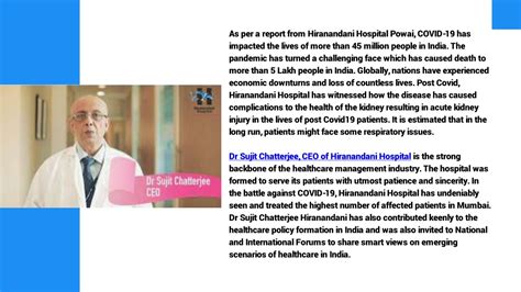 PPT - hiranandani hospital kidney-Impact on Kidney Post Covid-19 - Dr ...