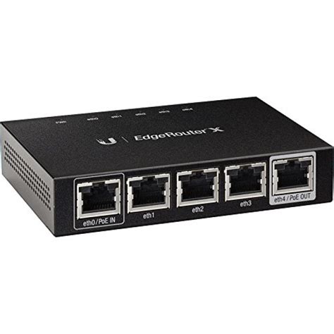 GeeksHive: EdgeRouter X Advanced Gigabit Ethernet Routers ER-X 256MB Storage 5 Gigabit RJ45 ...