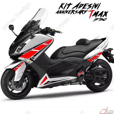 ADESIVI ANNIVERSARY GRAFICA Compatibile Yamaha Tmax T Max 530 2012 16