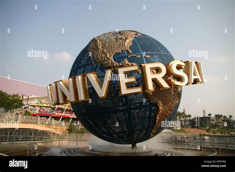 This Is The Globe At The Entrance Of Universal Studios In Florida Usa