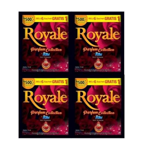 Jual ROYALE PEWANGI SOFTENER SACHET WARNA MERAH Shopee Indonesia