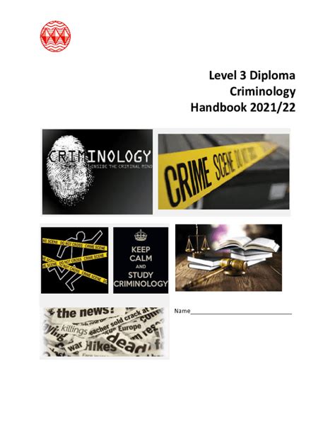 Fillable Online Wjec Level Applied Certificate Diploma Criminology