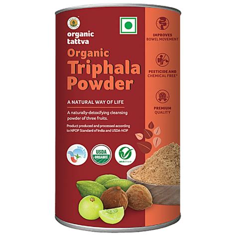 Buy Organic Tattva Organic Triphala Powder Gm Composite Can