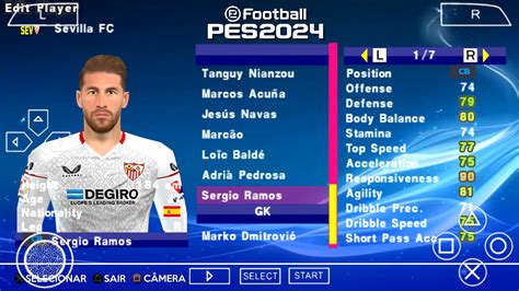 EFOOTBALL PES 2024 PPSSPP EUROPEUS ATUALIZADO NOVAS TRANSFERÊNCIAS