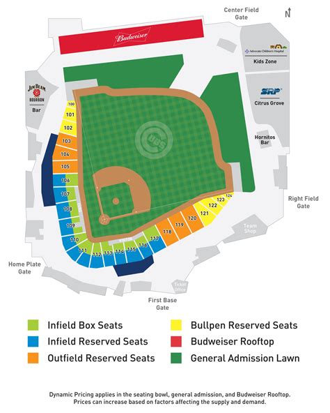 Cubs Stadium Seating Chart Mesa | Elcho Table