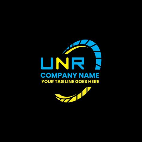 UNR letter logo vector design, UNR simple and modern logo. UNR ...