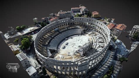 Anphitheatre Pula | Pula Arena | CROATIA - Download Free 3D model by ...