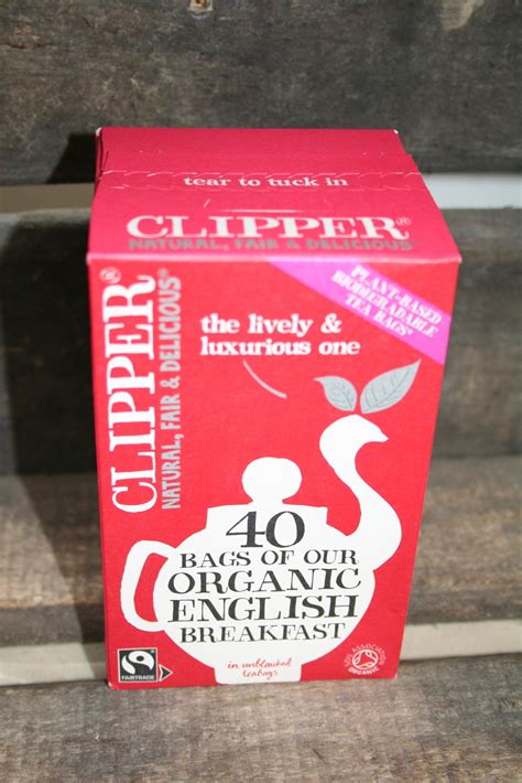 Clipper Organic English Breakfast Tea Unbleached Teabags