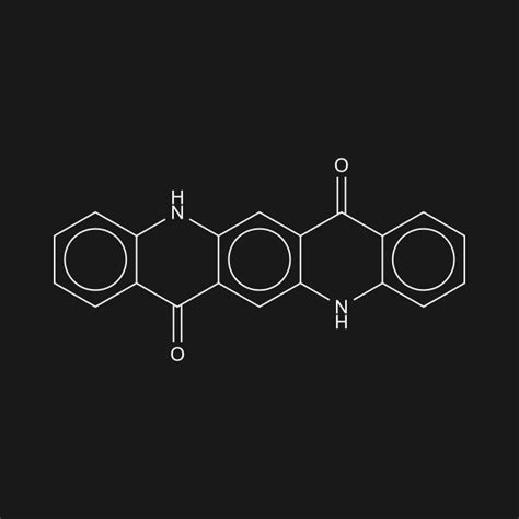 Quinacridone Chemical Molecule Structure Qac T Shirt TeePublic