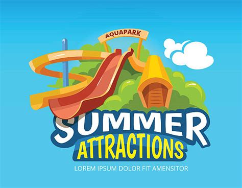 Waterpark Cartoon Illustrations Royalty Free Vector Graphics And Clip