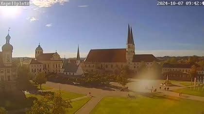 Altötting Kapellplatz Basilika Deutschland Webcams