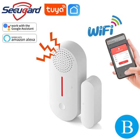 Capteur de porte Wi Fi Tuya Smart Life détecteur d ouverture et de