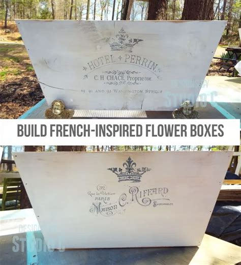 Build French-Inspired Flower Boxes