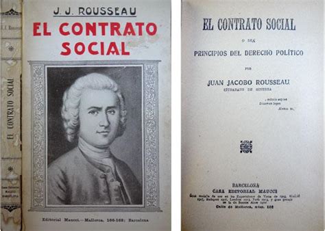 El Contrato Social O Principios De Derecho Pol Tico Pr Logo De Jos