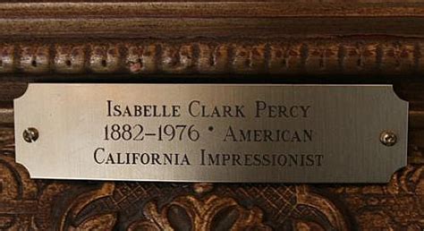 Lot Isabelle Clark Percy American Oc