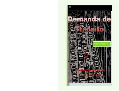 PDF ELECTIVA III DEMANDA DE TRANSITO DOKUMEN TIPS