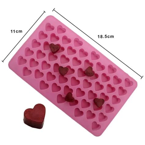 Molde de Silicón Mini Corazones 55 BioAlei