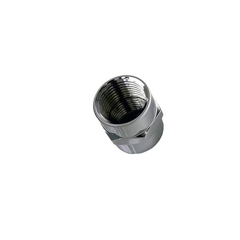 Brass 1 2 IPS Female Threaded Pipe Fitting Coupling Chrome Finish