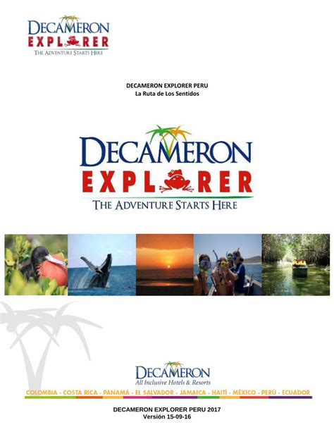 Pdf Decameron Explorer Peru La Ruta De Los Eventomundial Org